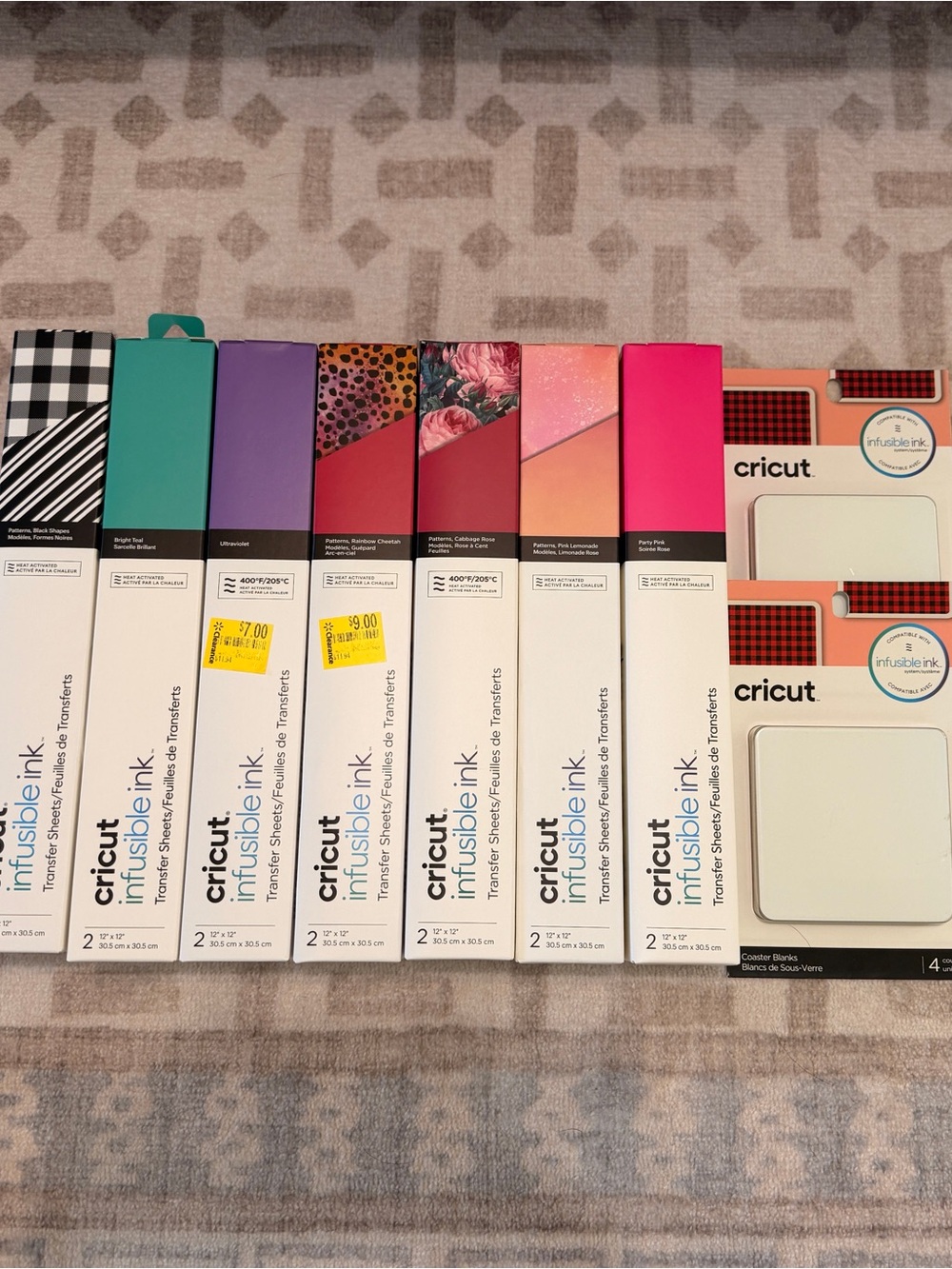 Cricut Infusible Ink Sheets & Coaster Blanks